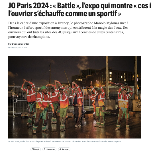 Article de presse du journal le Parisien